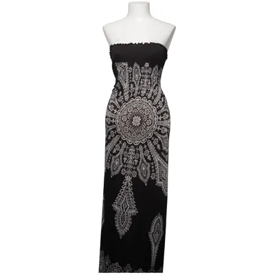 Maxi jurk (Zwart, Wit) van Airisa