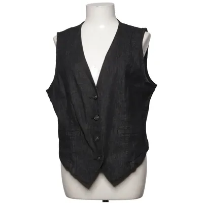 Kostuumgilet (Grijs) van Bonprix Katoen, Elastaan