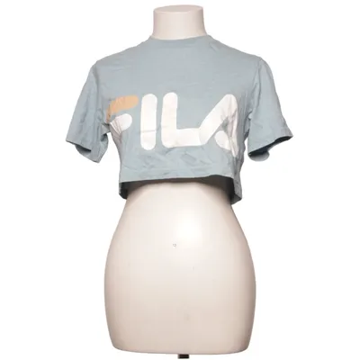 T-shirt (Blauw) van Fila Katoen, Polyester