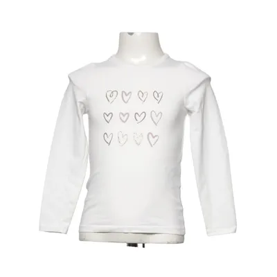 Langærmet t-shirt (Hvid) fra Creamie Bomuld, Elastan