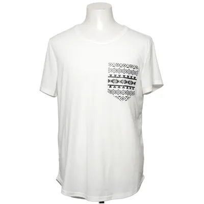 T-shirt (Blanc, Noir) de ChArmkpR Élasthane, Polyester