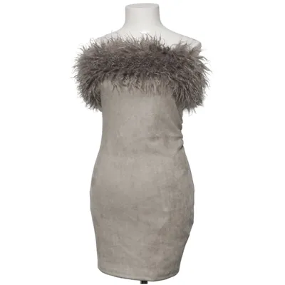 Robe de cocktail (Gris) de Do My Self Élasthane, Polyester