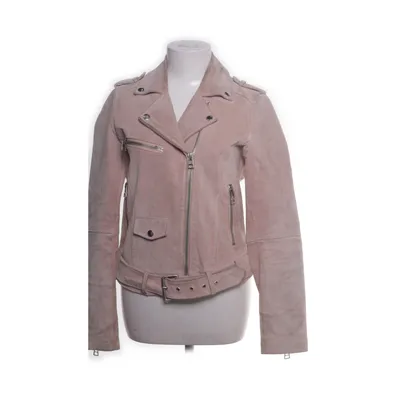 Biker jacket (Pink) from Review Leather, Polyester