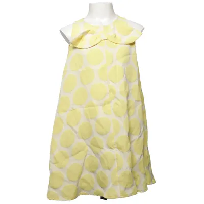 Kjole (Gul, Hvid) fra H&M Polyester, Viscose