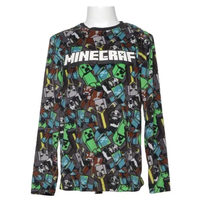 Collegetröja (Grön, Blå, Brun, Grå, Svart, Vit, Flerfärgad) från Minecraft Polyester