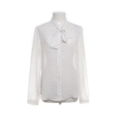 Pussy bow blouse (White, Multicolored, Transparent) from Chiffon by American Apparel