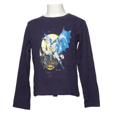 Langærmet t-shirt (Blå, Flerfarvet) fra Batman Bomuld
