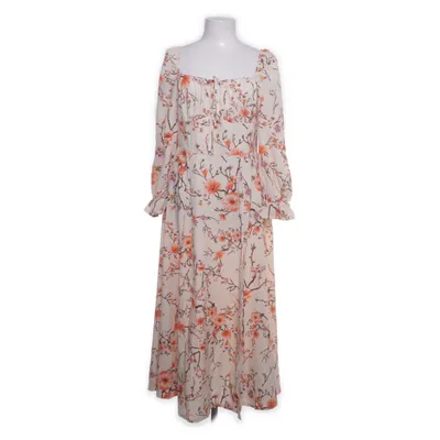 Dress (White, Multicolored) from Loness Polyester