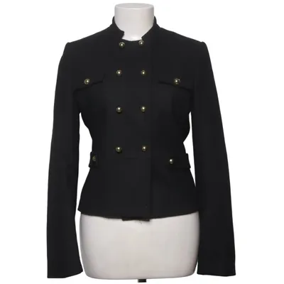 Kavaj (Svart) från H&M Polyester, Viskos, Ull