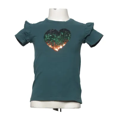 T-shirt (Grön, Flerfärgad) från Eco Bomull, Elastan