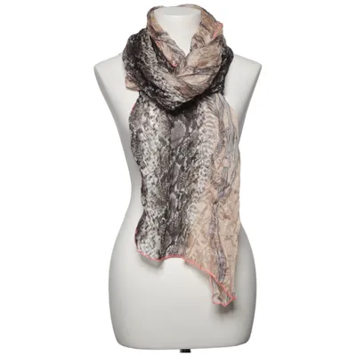 Sommerschal (Beige, Schwarz, Grau) von Codello Seide