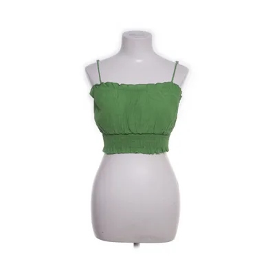 Crop top (Groen) van Costes Atelier Viscose, Polyamide