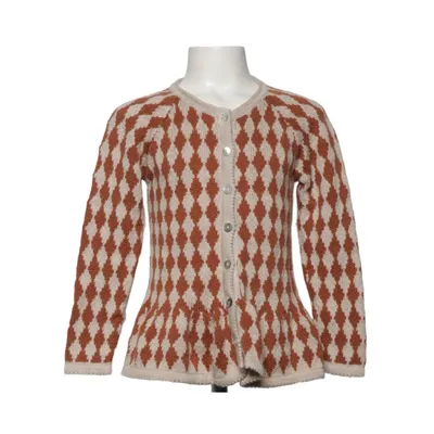 Cardigan (Brown, Beige) from Konges Sløjd Merino wool