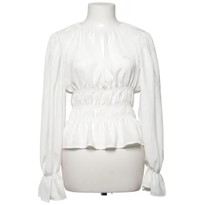 Blouse (White) from NA-KD Polyester