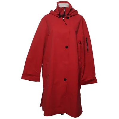 Regenjas (Rood) van Herluf Design Katoen, Polyamide