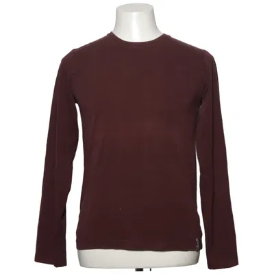 Långärmad t-shirt (Brun) från Zara Man Bomull, Elastan