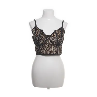 Crop top (Bruin, Beige) van Romwe Polyester