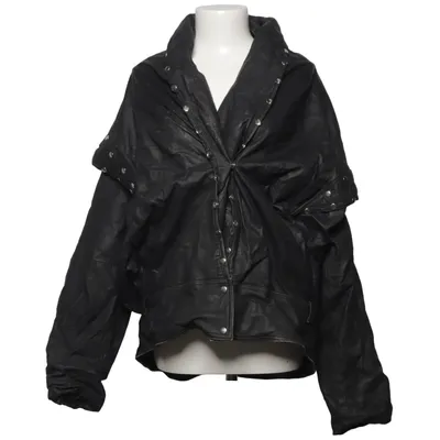 Läderjacka (Vintage ) Skinn, Viskos