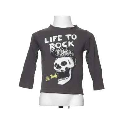 Långärmad t-shirt (Grå, Vit, Svart) från Zara Boys Bomull
