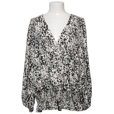 Blouse (Zwart, Wit) van New Look Curves Polyester