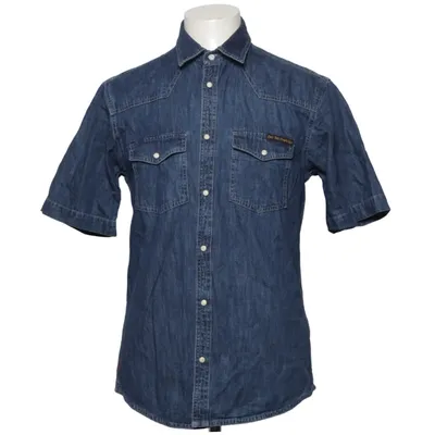 Korte mouwen shirt (Blauw) van Jack & Jones Vintage Katoen
