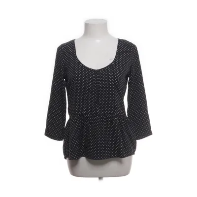 Peplum top (Black, White) from Jennyfer Polyester