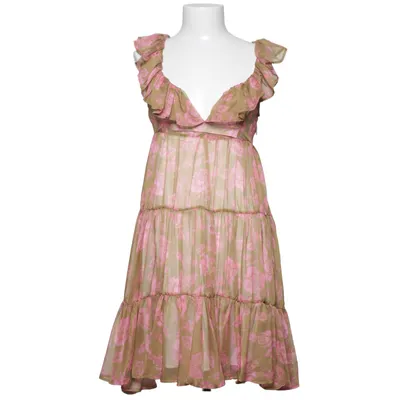 Jurk (Roze, Bruin, Wit) van Danity Polyester