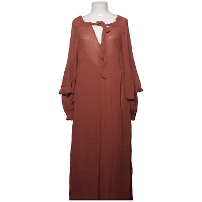 Jurk (Bruin) van Next Gerecycled polyester, Viscose