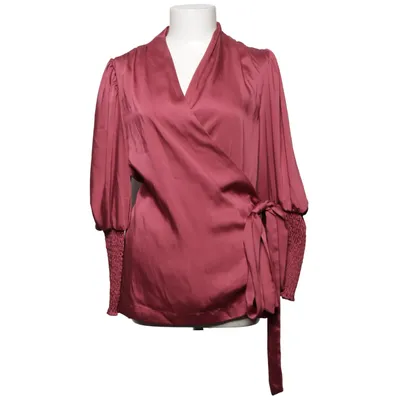 Wickelbluse (Pink) von By Malina Recyceltes Polyester
