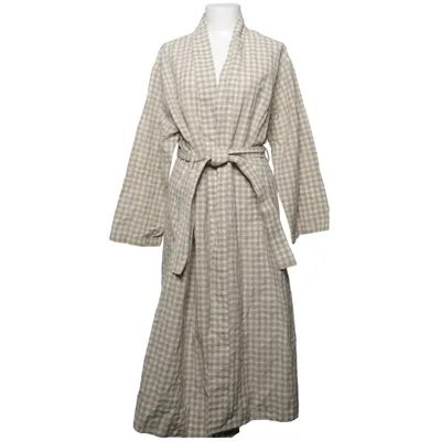 Bathrobe (Beige, White) from Skall Studio