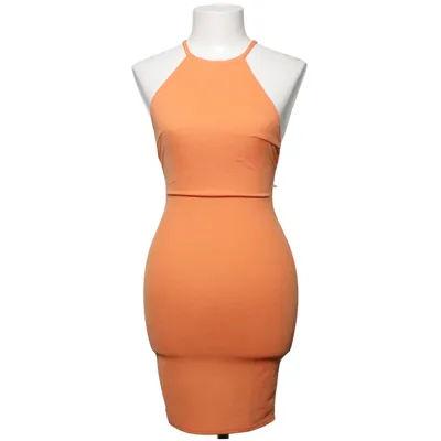 Halternek jurk (Oranje) van NLY One Elastaan, Polyester