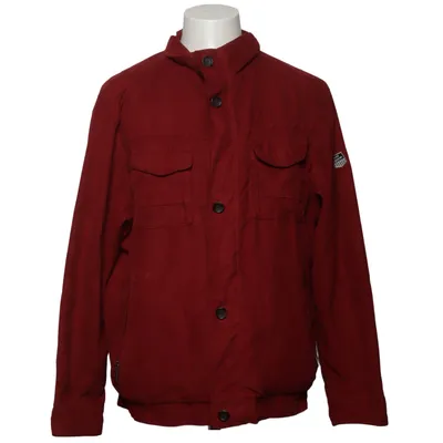 Veste (Rouge) de Mauro Ferrini Coton, Cuir, Polyester