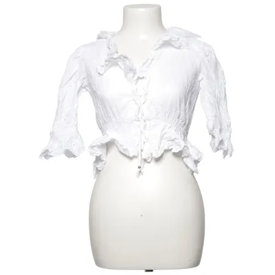 Haut (Blanc) de H&M Coton, Polyester