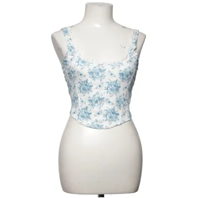 Corset (Bleu, Blanc) de With Jéan Coton, Élasthane