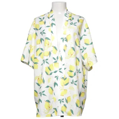 Cardigan (Gul, Hvid, Grøn) fra Shein Curve Polyester
