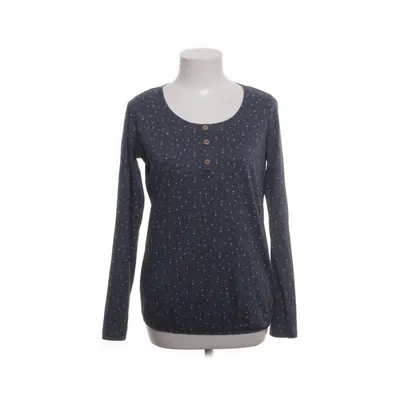 Henley shirt (Blauw, Meerkleurig) van Gina Katoen, Polyester