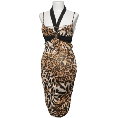 Cocktailjurk (Bruin, Zwart, Meerkleurig) van Koucla Katoen, Polyester