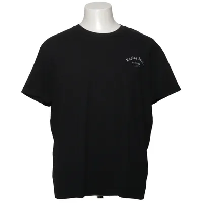 T-shirt (Black) from Replay Jeans Cotton