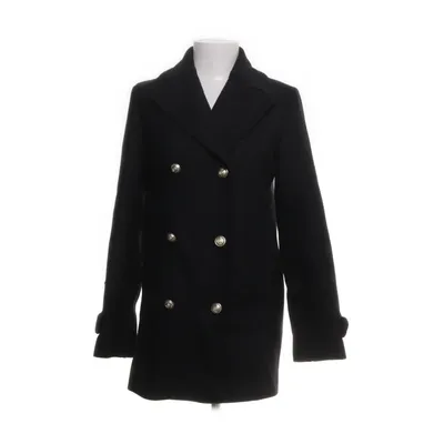 Jas (Zwart) van Mango Acryl, Polyester, Wol, Polyamide, Katoen