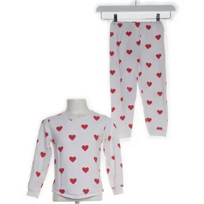 Pyjamas (Vit, Röd) från Petit Bateau Bomull