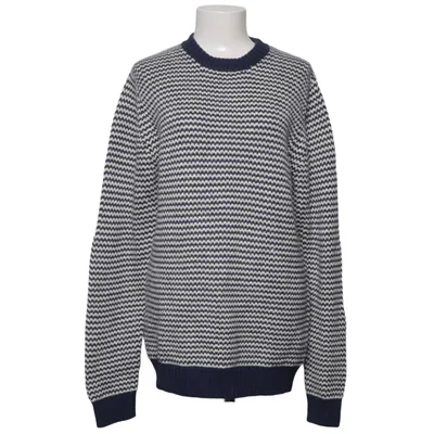 Sweater (Blue, White) from BZR by Bruuns Bazaar Acrylic, Wool