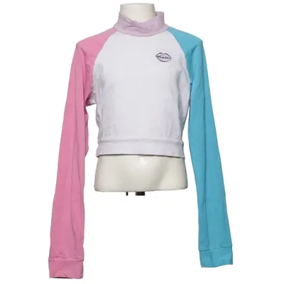 Crop top (Vit, Rosa, Blå) från Dolly Style Bomull, Elastan