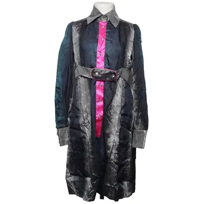 Blusenkleid (Blau, Grau, Pink) von Matthew Williamson Polyester, Seide, Viskose, Wolle