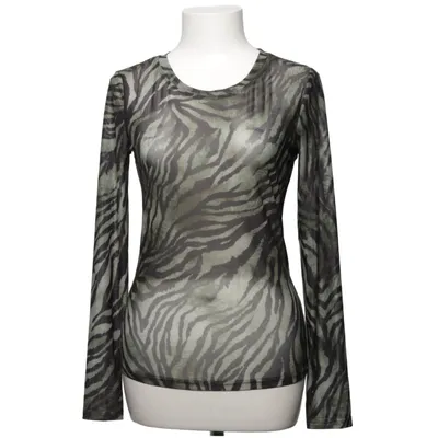 Top (Grøn, Sort) fra Marta du Chateau Elastan, Polyester, Viscose