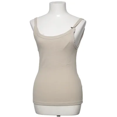 Débardeur (Beige, Gris) de H&M Basic Coton, Élasthane