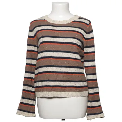 Trui (Beige, Bruin, Oranje) van Mango Collection Katoen, Polyamide, Wol