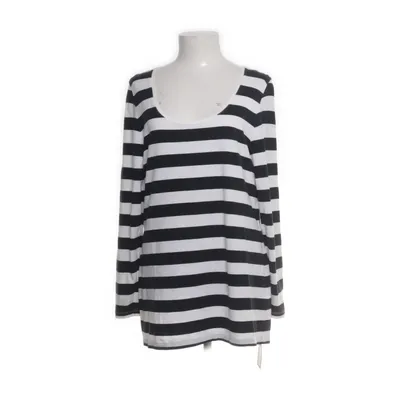 Long sleeve T-shirt (White, Black) from Anna Aura Cotton, Elastane, Modal