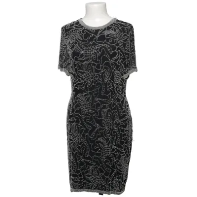 Cocktail dress (Black, Silver) from A.J. Bari Silk, Viscose