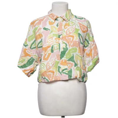 Chemise à manches courtes (Blanc, Multicolore) de Premium Quality Gina Tricot Lin