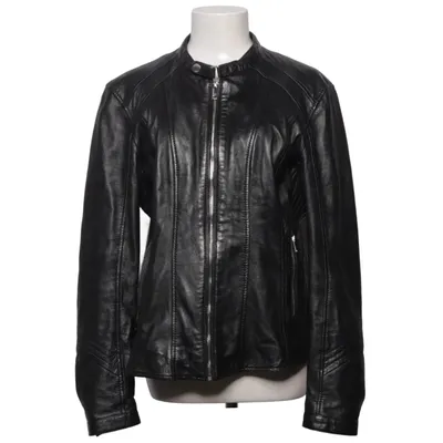 Leather jacket (Viola) from Saki Leather, Polyester